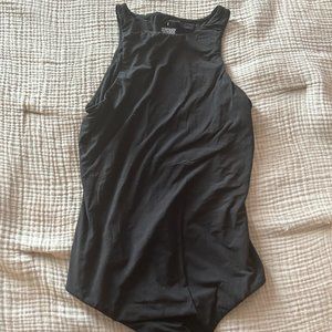 SKIMS Fits Everybody High Neck Bodysuit in Black
